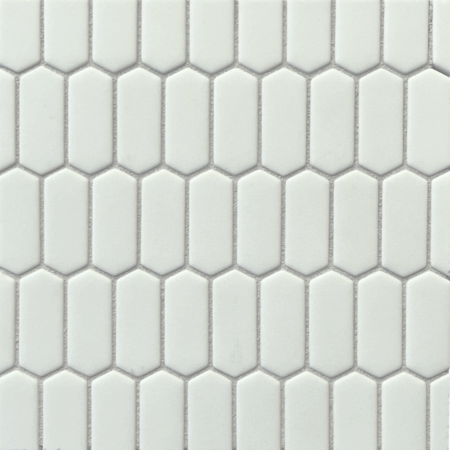 Shoal - Foam | Glass Tile - Picket Mosaic
