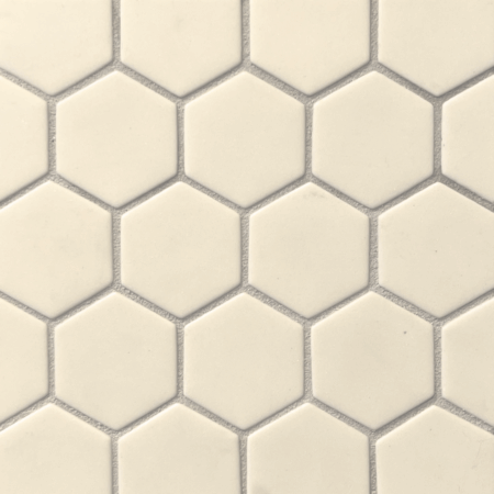 Shoal - Sand | Glass Tile - Hexagon Mosaic