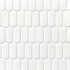 Shoal - Snow | Glass Tile - Picket Mosaic