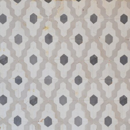 Cape Town | Shark Tooth Serge Mosaic - Grys