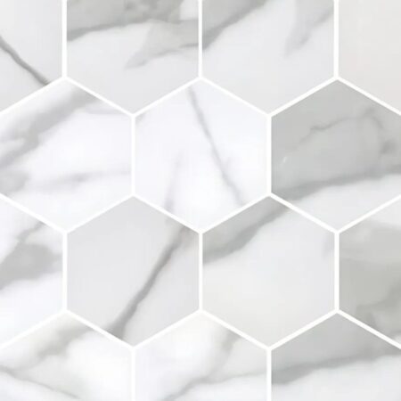 Highgrove - Dover | Porcelain - 3.75 in. Hexagon Mosaic | Honed