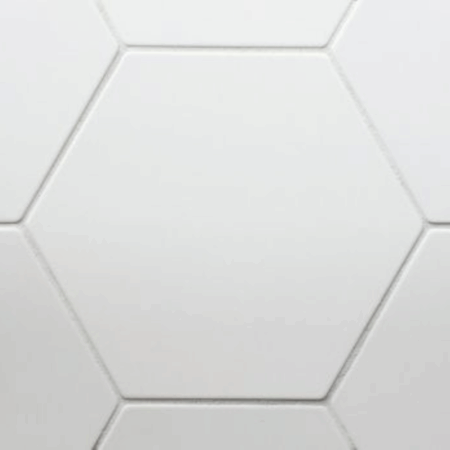 Bianco Matte White - Base Hexagon | Ceramic Field Tile
