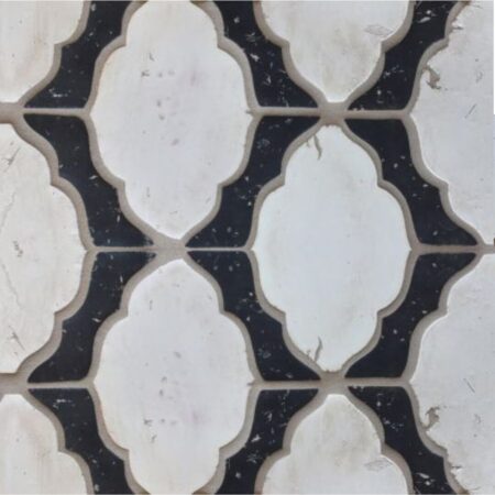 Levantine - Charcoal | Terra Cotta - Decorative Field Tile