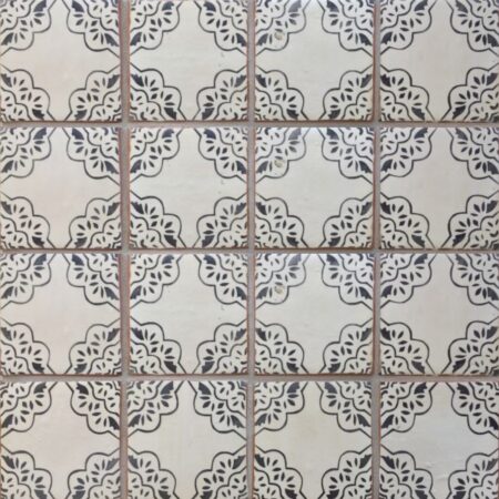 Paris Metro - Off-white | Terra Cotta - 6x6 in. Decorative Field Tile