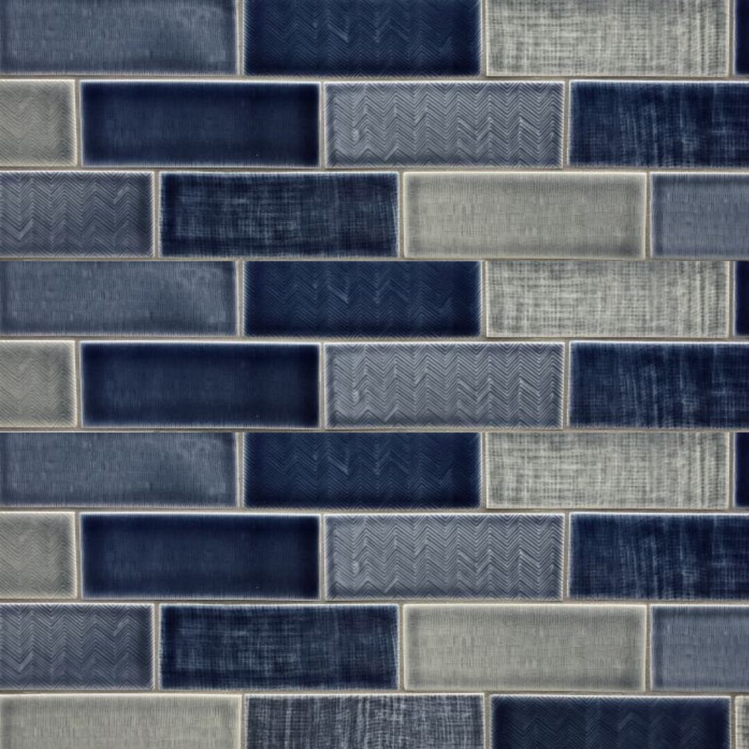 Textures Monochrome | 3x8 in. Ceramic Field Tile | Renaissance