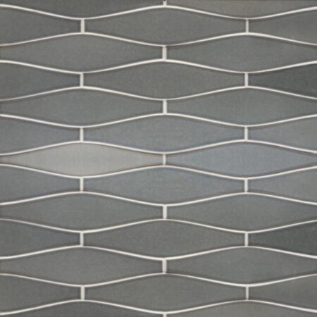 Large Elongated Ogee - Smooth Monochrome | 11.8x2.8 in. Ceramic Field Tile