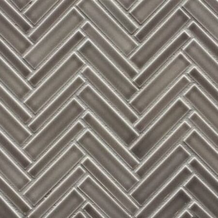 Multi-Size Herringbone Mosaic Pattern - Monochrome | Ceramic Field Tile