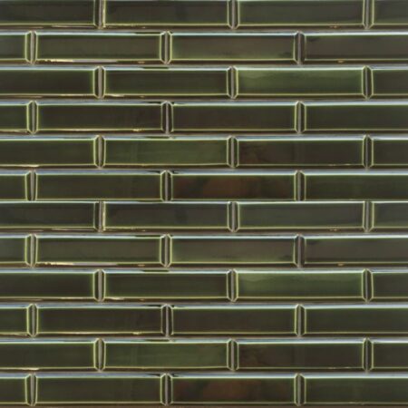 Bas Relief - Bevel Monochrome | 2x8 in. Ceramic Field Tile