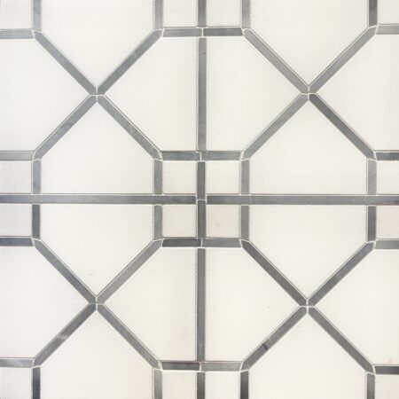 Ellington | White Thassos & Bardiglio Honed