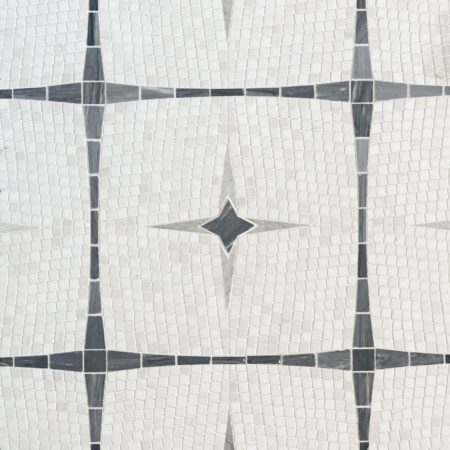 Starlight White Elegant Honed - Palissandro Blue & Hudson Grey Polished