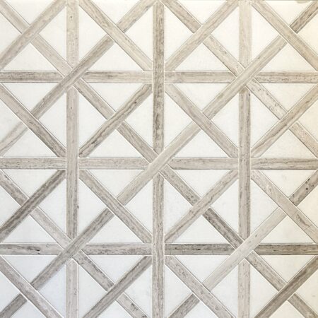 Woodbridge | White Thassos & White Stratta Honed