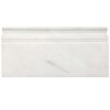 Grandview - Hudson White | Marble - 6x12x3/4 in. Base Moulding | Honed