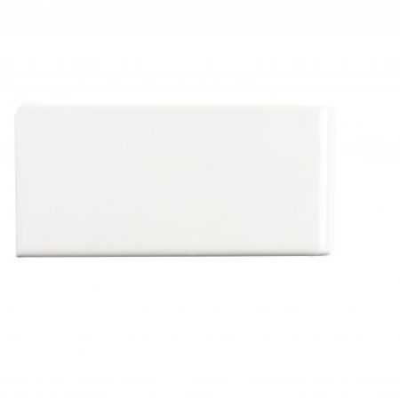 Savoy - Gloss White | Ceramic - 3x6 in. Bullnose Tile (3" Side)
