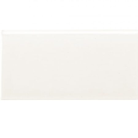 Nest – Oatmeal | Ceramic - 5x10 in. Bullnose Tile (10" Side)