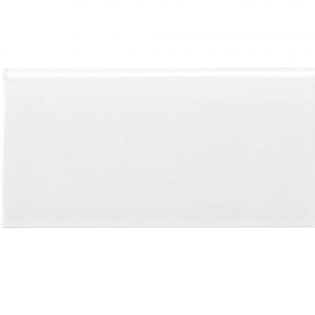 Nest – Cloud | Ceramic - 5x10 in. Bullnose Tile (10" Side)
