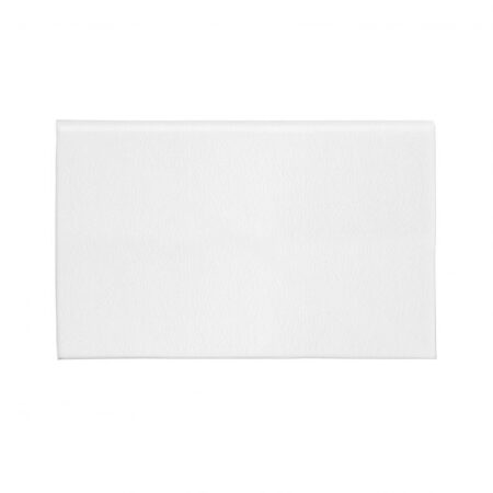 Mercer - Dove | Ceramic - 6x9 in. Bullnose Tile (9" Side) | Crackle