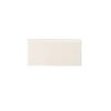 Mercer - Linen | Ceramic - 3x6 in. Bullnose Tile (6" Side) | Crackle