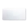 Blok - White | Ceramic - 4x8 in. Bullnose Tile (8" Side)