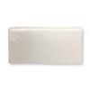 Blok - Cream | Ceramic - 4x8 in. Bullnose Tile (8" Side)