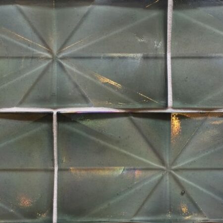 Origami - Moxie Silver Pearl | Glass Field Tile