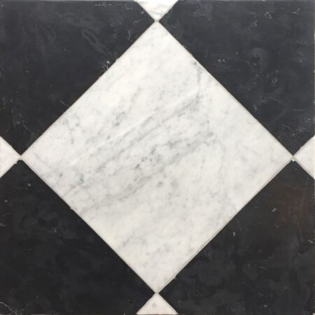 Carrara Marquina Mosaic