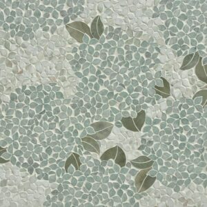 Hydrangea | Stone Waterjet Mosaic | Renaissance Tile & Bath