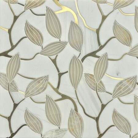 Magnolia Buds | Stone Waterjet Mosaic