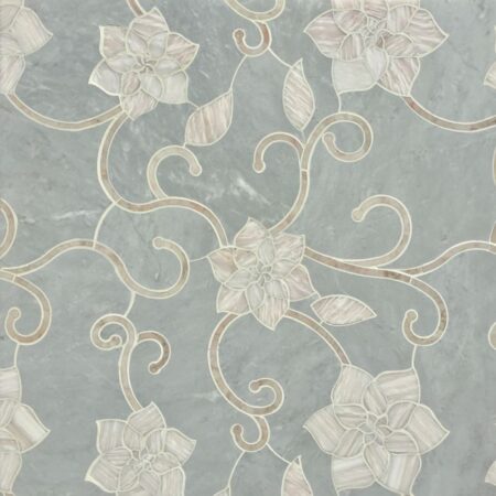 Camellia Flower | Stone Waterjet Mosaic