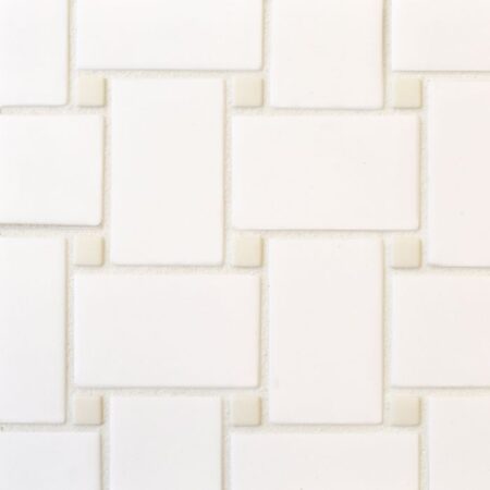 shoal white bathroom floor mosaic tile