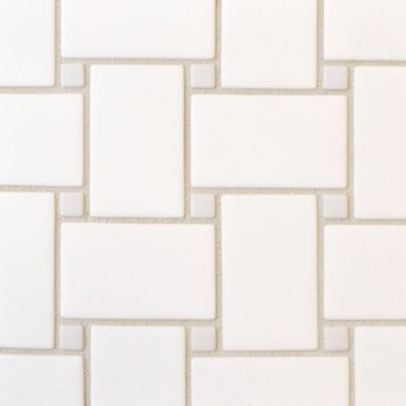 shoal white bathroom floor mosaic tile