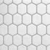 Shoal - Snow | Glass Tile - Paddle Mosaic