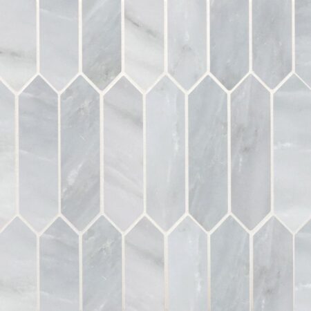 Grandview - St. Regis Grey | Honed Marble - 1x4 in. Picket | Stone Field Tile