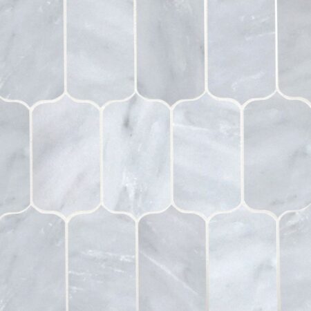 Grandview - St. Regis Grey | Marble - 1.75x3 in. Paddle Mosaic | Honed