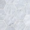 Grandview - St. Regis Grey | Marble - 3 in. Hexagon Mosaic | Honed