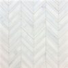 Wentworth - Waterjet | Hudson White & Fairmont White | Stone Mosaic Tile