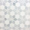 Grandview - Allure Waterjet Mosaic | Marble - Hudson White & St. Regis Grey