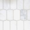 Grandview - Hudson White | Marble - Paddle Mosaic | Honed