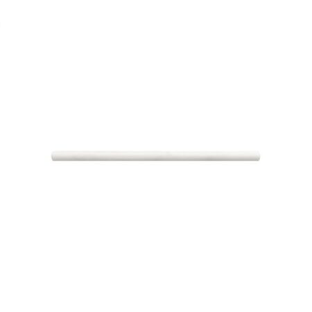 Grandview - Hudson White | Marble - 1/2x12 in. Pencil Moulding | Honed