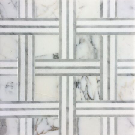 Jennifer - Calacatta, Carrara & Thassos | Decorative Hand-Cut Stone Mosaic