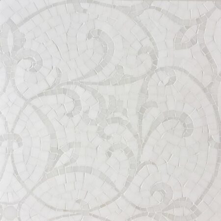 Marabel - Thassos & Afyon White | Decorative Hand-Cut Stone Mosaic