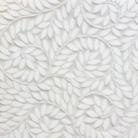 Jacqueline Vine - Tumbled Thassos | Decorative Handmade Stone Mosaic