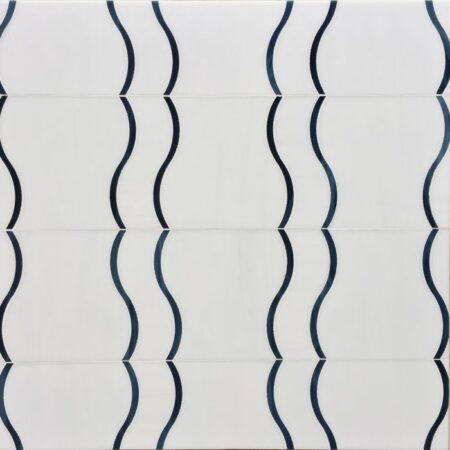 Danube - Marcasite & Moonstone Jewel Glass | Decorative Stone Waterjet Mosaic