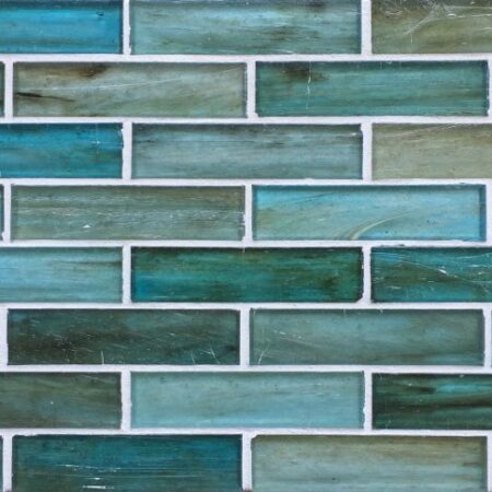Haisen - 1x4 in. Teal Natural | Glass Field Tile