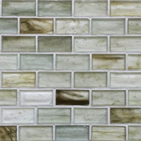 Tozen - 1x2 in. Selenium Natural | Glass Field Tile