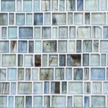 Haisen - Barcode Azuline Natural | Glass Field Tile