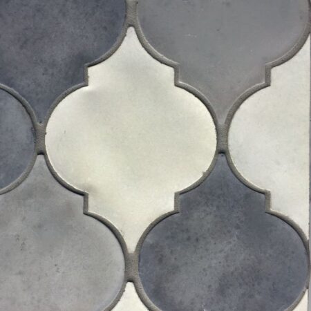 Arabesque Pattern w/ 3 Grises | Concrete Field Tile