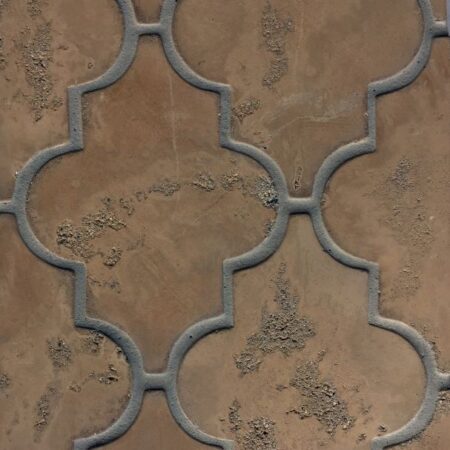 Arabesque Caqui Limestone | Concrete Field Tile