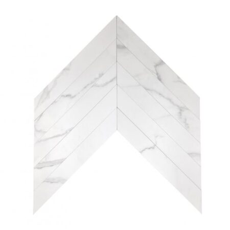Highgrove - Dover | Porcelain - 3x24 in. Chevron Mosaic | Honed