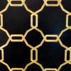 Patine - Fortitude | Marble - Morgan Black & Polished Brass | Waterjet Mosaic Tile