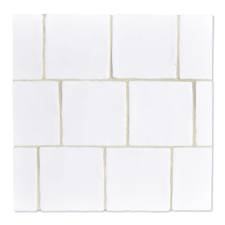 Blok - White | Ceramic - 4x4 in. Field Tile